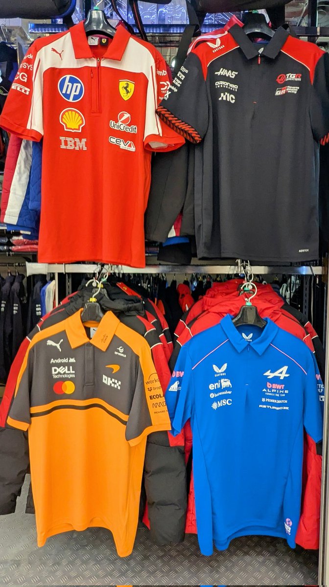 2026年 F1 チームウェア続々入荷中!!! ポロシャツは現在8チームが入荷