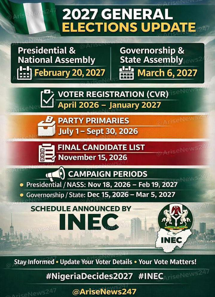 ziter001's tweet photo. INEC timetable https://t.co/ijM58VZAbb
