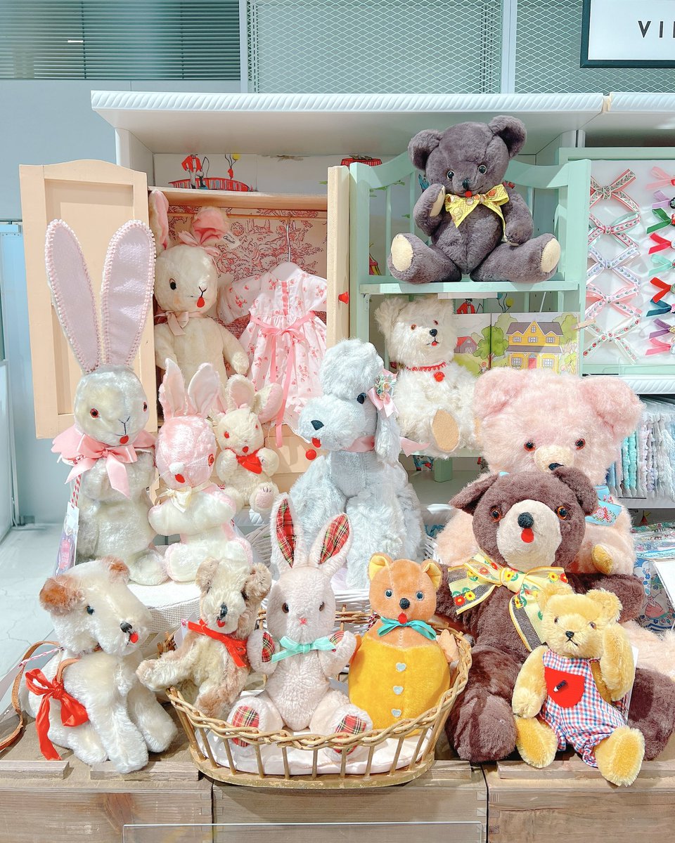 本日2/20(金)start＊ 【アンティークぬいぐるみ市】 1940〜70's おもわ