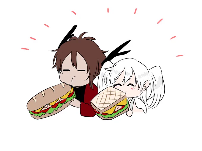 もぐもぐ竜白