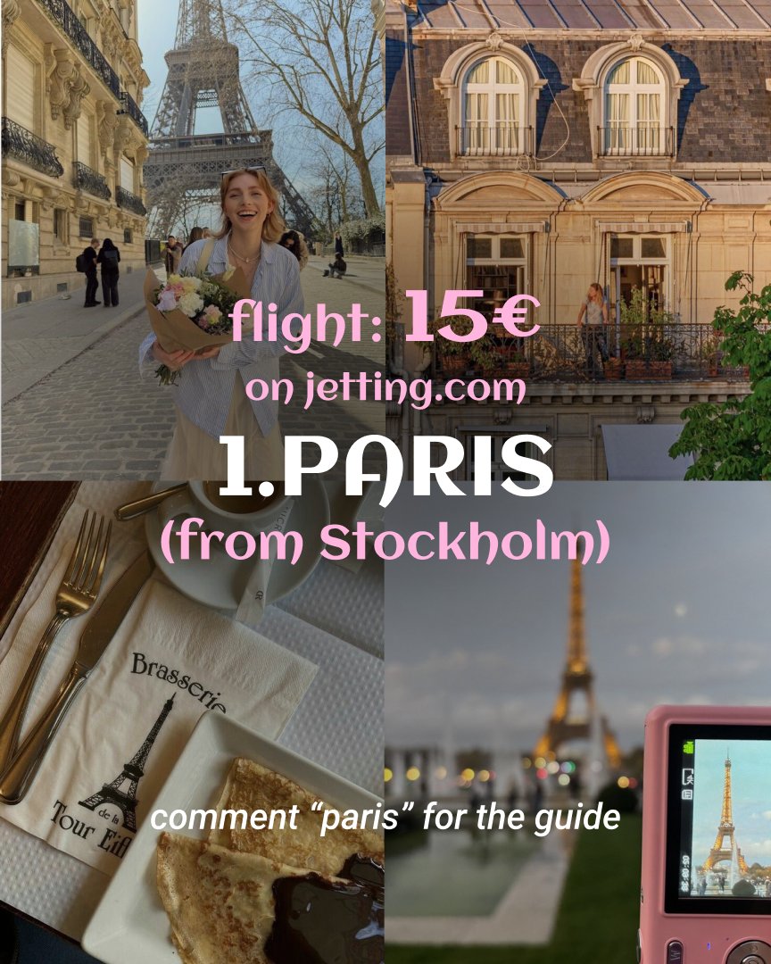 Jetting_com's tweet image. Spring is calling! 🌸
 Explore new cities, soak up the vibes, and make memories that last — all without overspending.
📲 Book now on jetting.com and get ready to travel!
#cheapflights #jetting_com #flightsToEurope