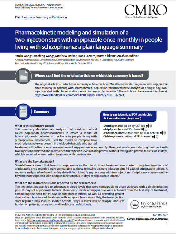PlainLangSumm's tweet photo. This innovative study explored whether doubling initial injections for people with schizophrenia could skip the challenging 2-week pill routine entirely
https://t.co/tswiHvsR6H

#PlainLanguageSummary #Schizophrenia #MentalHealth https://t.co/8PxH7XkQ7l