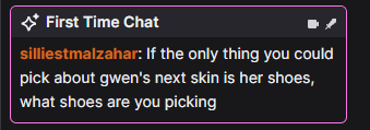 When you're a Gwen streamer, people ask you all kinds of questions about the champ...