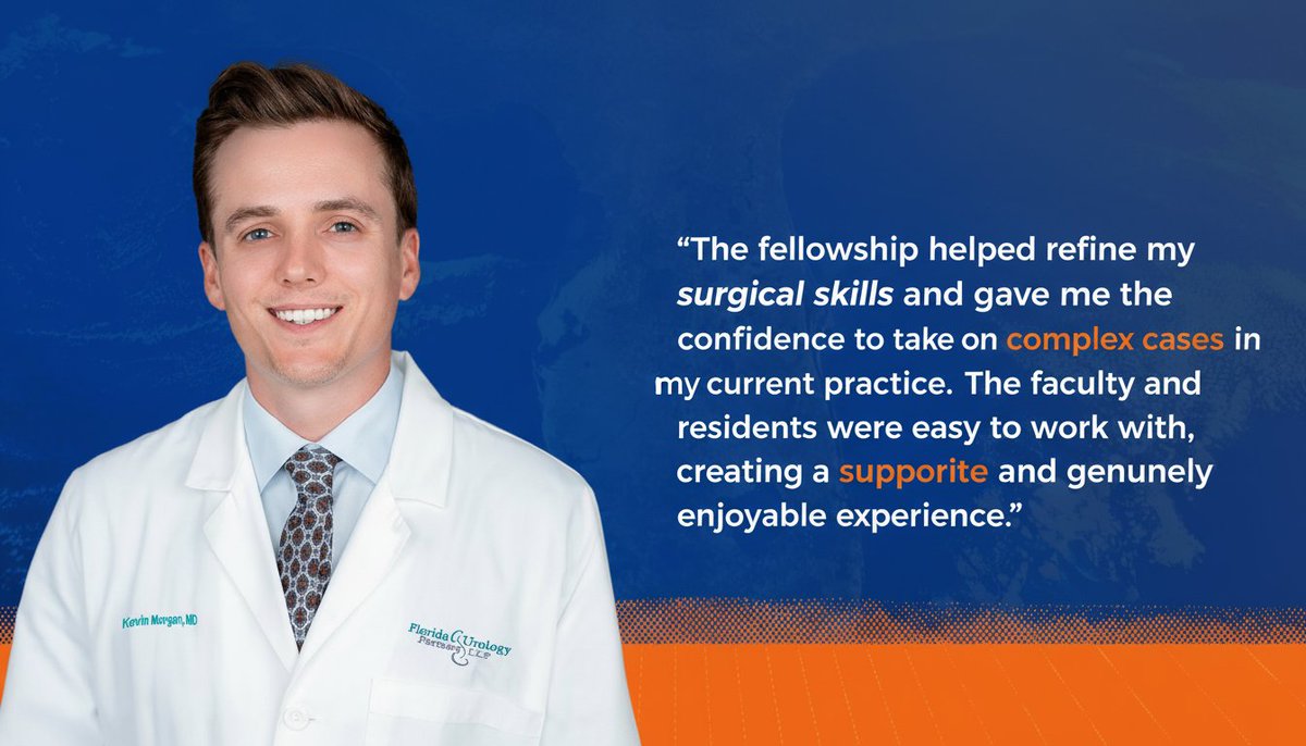 DrJohnMDiBi's tweet photo. Kevin Morgan, MD.
Florida Urology Partners
@UF_Urology
Endourology/MIS Fellowship Alumni Class of 2024 #UroGators
#HoLEP, #MIST, #PCNL, #TPBx, robotics and much more!
@Endo_Society
@AmerUrological https://t.co/hS1HIrUvND