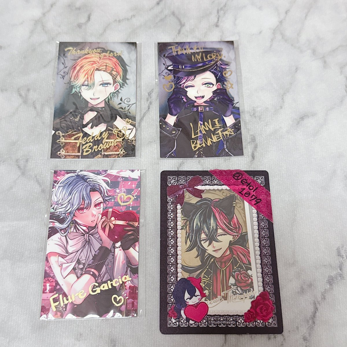 1 【交換】 悪魔執事と黒い猫 あくねこ バレンタイン トレカ風カード