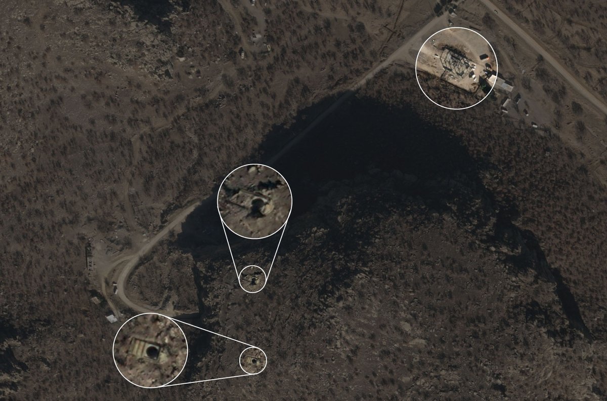 Jarvis945's tweet image. 🚨Satellite pictures shows how Iran is bracing the War🚨

With US continues military buildup in the Middle East,

 Iran has taken steps to fortifying its nuclear sites and rebuilding missile production facilities.

#Iran #USA #NuclearFacilities #Isfahan #DonaldTrump