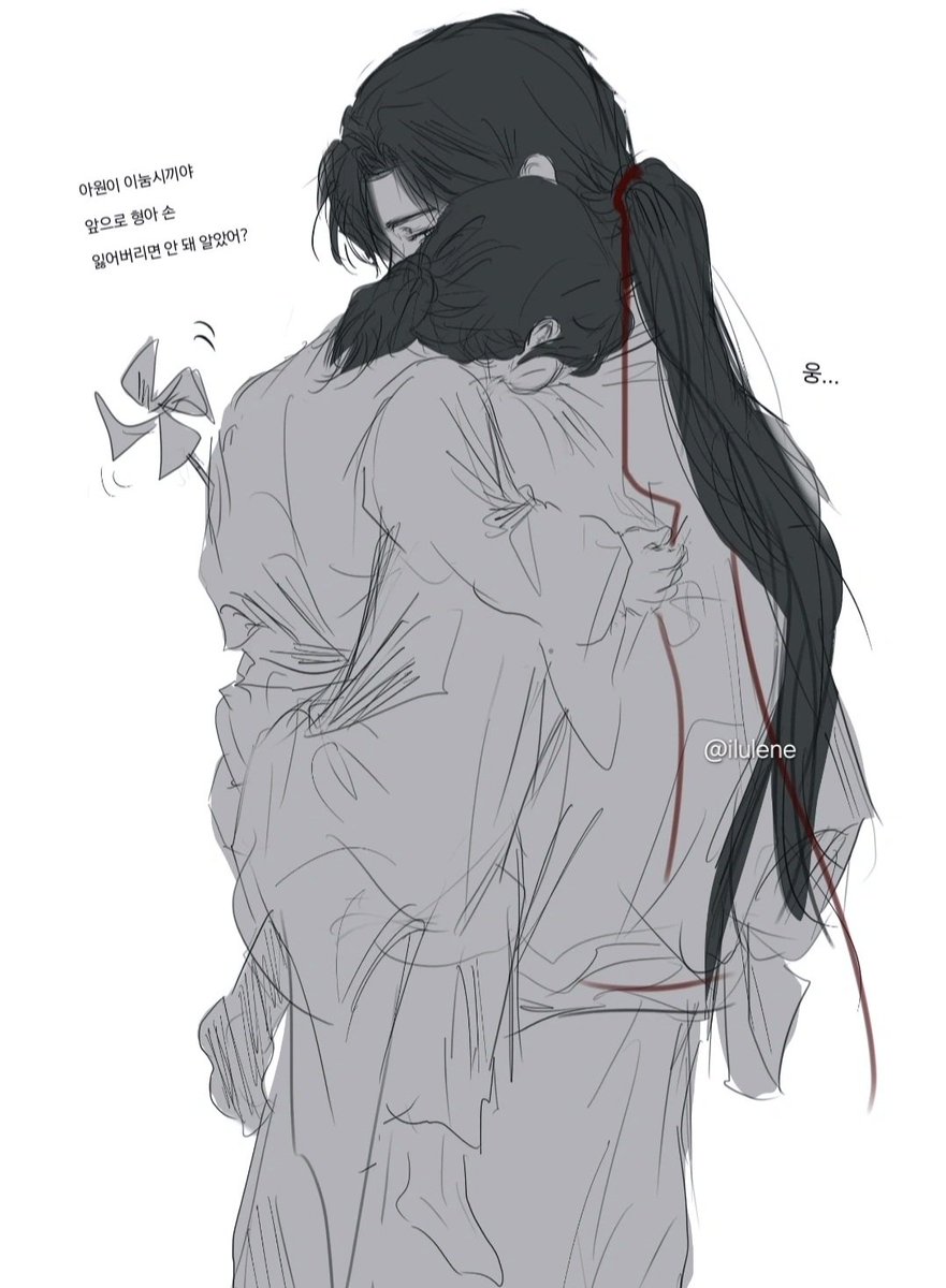ilulene's tweet photo. #마도조사 #魔道祖师 #MDZS 

로우테일 이릉노조와 큐티뽀짝 아원이 보고 싶어서 낙서했던 거 https://t.co/dKflLdz5x5