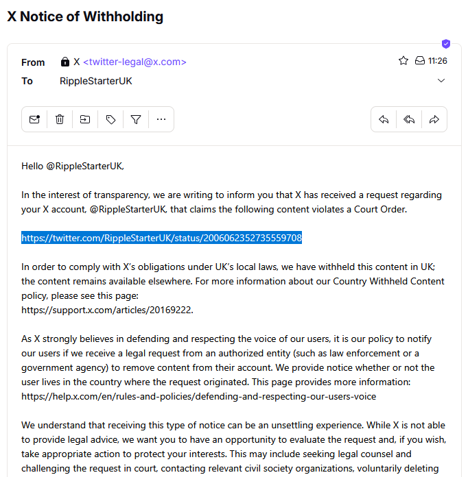 FAO <a href="/elonmusk/">Elon Musk</a>, #ElonMusk,

Billionaire p0rn0grapher &amp; #WestHam CEO accused of r8pe, assault &amp; exploitation of underage girls since 70s - David Sullivan, is persisting in his deceptions through making <a href="/X/">X</a> legal believe attached post violates a court order, it doesn't.
#DSWHU #WHUFC