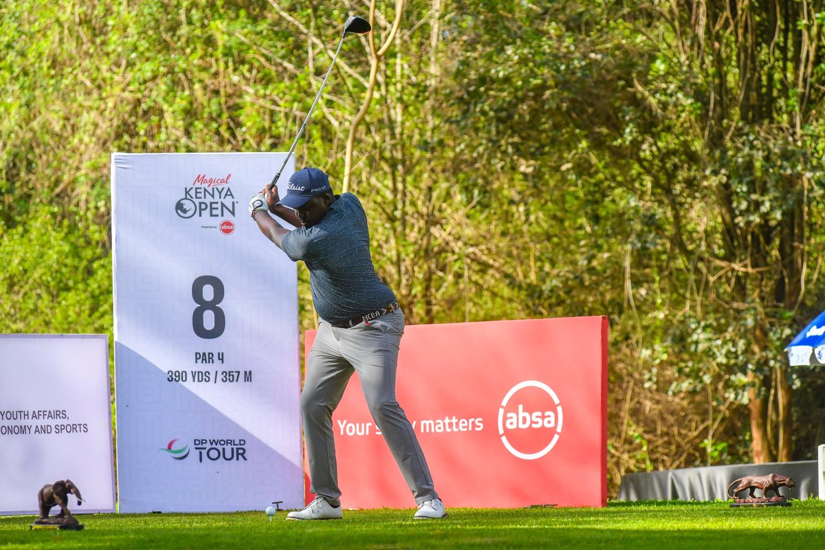 AbsaKenya's tweet image. Edwin Mudanyi said “Rough start? We move…” 
After a shaky front nine, he locked in and dropped three birdies on the back nine to finish 2-under (68).

That’s what we call a comeback swing.🏌🏾
#MagicalKenyaOpen #BeyondTheSwing #MKO2026 #MKO2026PresentedbyAbsa #AbsaPoweringSports