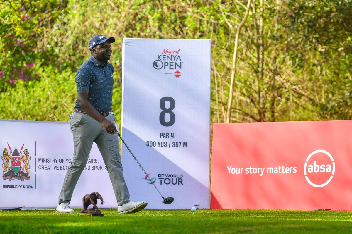 AbsaKenya's tweet image. Edwin Mudanyi said “Rough start? We move…” 
After a shaky front nine, he locked in and dropped three birdies on the back nine to finish 2-under (68).

That’s what we call a comeback swing.🏌🏾
#MagicalKenyaOpen #BeyondTheSwing #MKO2026 #MKO2026PresentedbyAbsa #AbsaPoweringSports