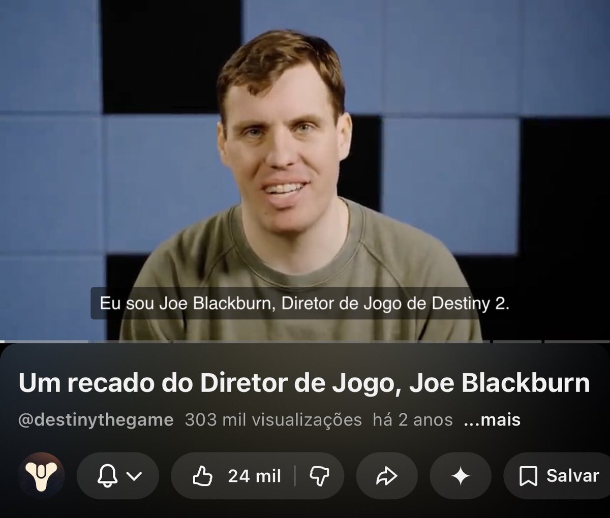 Saudades de quando um dos principais líderes de desenvolvimento do Destiny 2 dava a cara a tapa para ter uma conversa franca com a comunidade sobre o futuro do jogo em momentos turbulentos…

Certas coisas a gente só valoriza quando deixa de ter 🙃