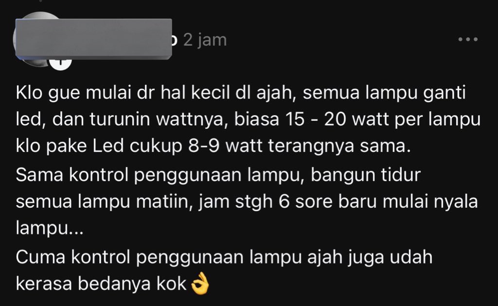 perscuma's tweet photo. biar lebih hemat bisa ganti bbrp brg ini juga 
lampu
https://t.co/t1rt68ByQR
kulkas yg inverter juga
https://t.co/spN1tnuH29 https://t.co/vnsXbblPt2