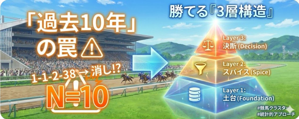 ダンジョー@競馬クラスターデータ班 (@Danjo_horserace) on X