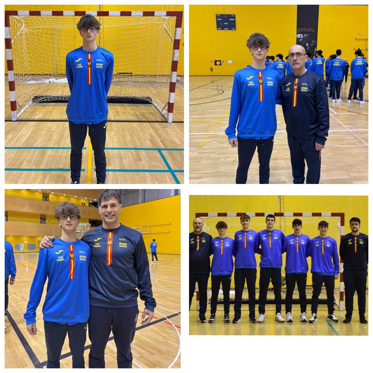 LaSalleVall's tweet photo. Un poquito de orgullo colegial.
Nuestro alumno de 4° de ESO Pablo Alonso ha participado en la concentración de la @RFEBalonmano en Sierra Nevada.
Compartió pista con los mejores de España y aquí le vemos con el seleccionador Jordi Ribera y la leyenda y ahora entrenador @A9Garcia https://t.co/uqXiS5Nefs