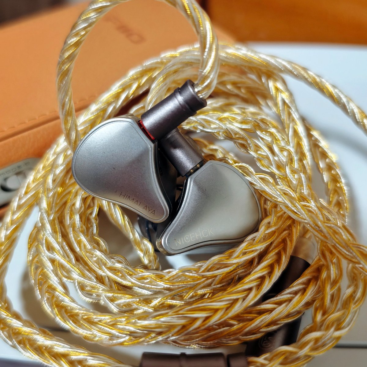 今日のお供NICEHCK HIMALAYA×GY HiFi-249 ノズルは別売りのステンレス