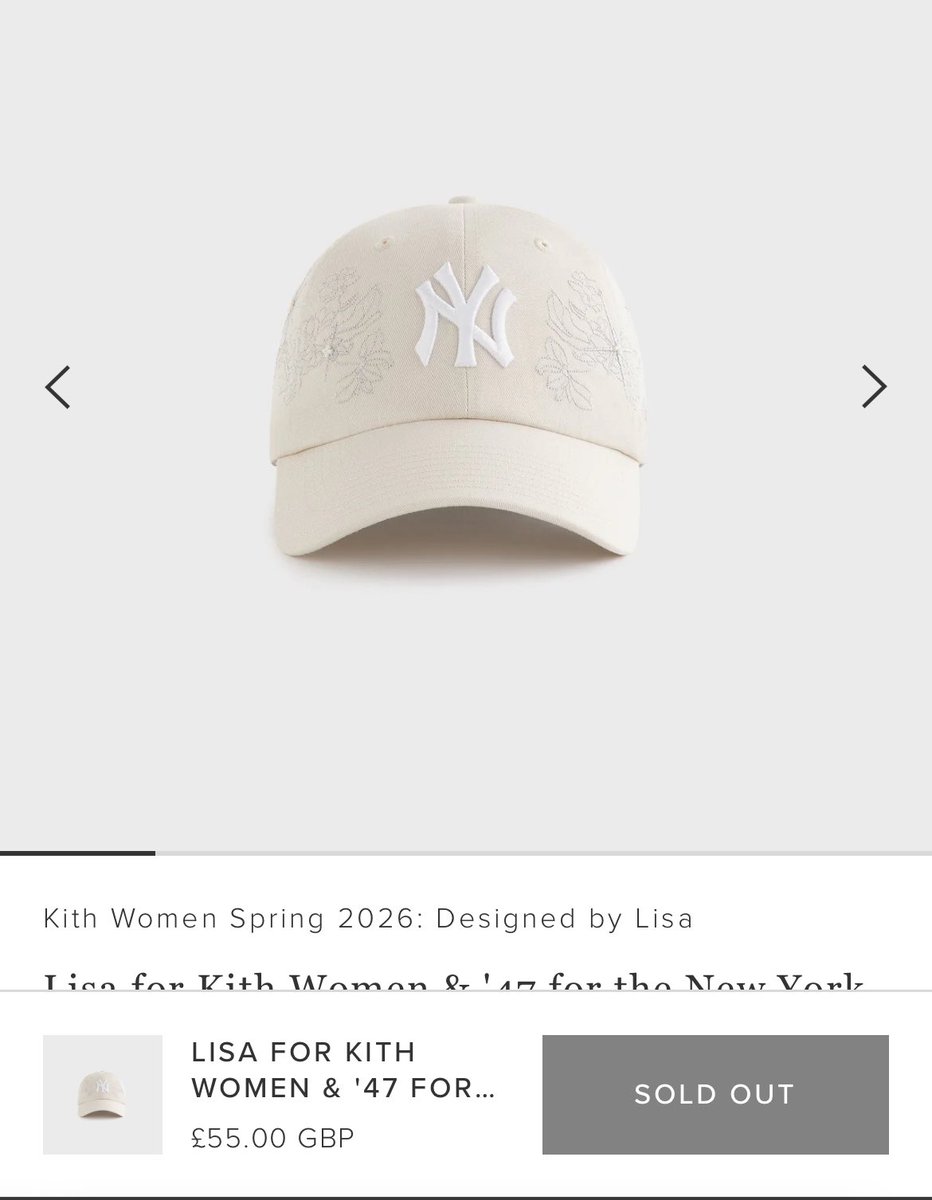 Kith Women Spring 2026 - Designed by #LISA: 🧢 Kith Women & '47