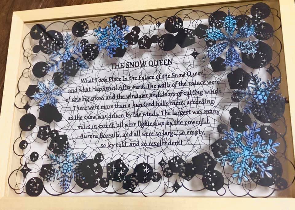 過去作品再掲載 #切り絵