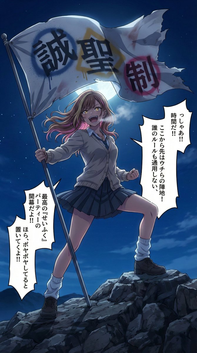 rascal8023's tweet image. ＼今週末、ウチら3人でXを『せいふく』します！／
合同パーティー、いよいよ開幕ーー！！🚀

🏰 やげん会場
テーマ：王道の【制服】

キミの最高に可愛い＆カッコいい制服姿、見せて！✨
🏫 学校： セーラー、ブレザー、学ラン、体操服
💉 お仕事： ナース、ポリス、メイド、カフェ、スーツ
⚽