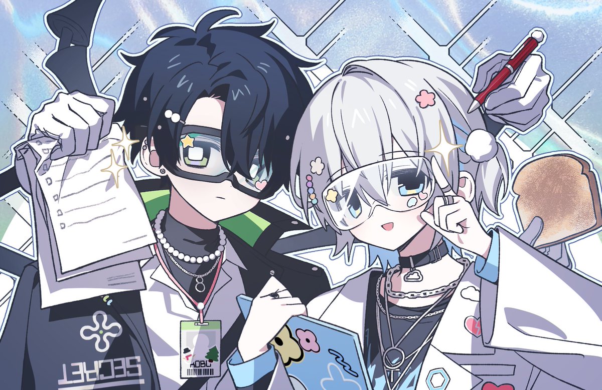 #요즘해커그림 #요즘로봇그림 
박사관찰일지~🥽