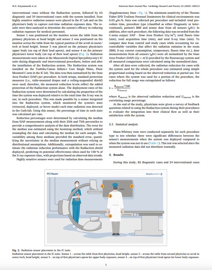 RadiactionMed's tweet photo. Breakthroughs in radiation protection! 📣🎉 The #Radiaction Dynamic Smart Shield is an innovative robotic system that improves radiation safety in medical procedures. It significantly reduces scatter &amp; integrates smoothly into clinical workflows. Download! https://t.co/GfSjGjmTyS https://t.co/D80urEUWId