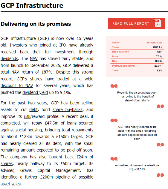 FinanceTiger's tweet photo. I've recently added #GCP, a infrastructure Private Debt Trust, to my SIPP for its solid dividend payouts. It sits in my SIPP alongside #NCYF #RECI #SEQI #CVCG #BIPS #TFIF @QuotedData π https://t.co/Kj59RTHeAE