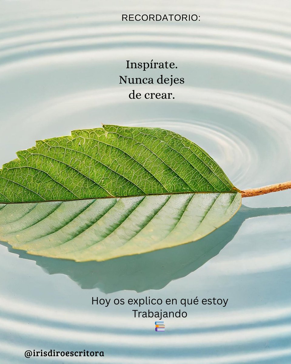 No olvides que puedes con todo.
♥️
En lo que estoy trabajando últimamente en forma de libros 📚:
🔹Estoy con la editorial terminando detalles de mi primer libro📘 (en solitario) trata de una trilogía.
🔹Ya estoy dándole forma a las 2 segundas partes de la trilogía , sí los 2