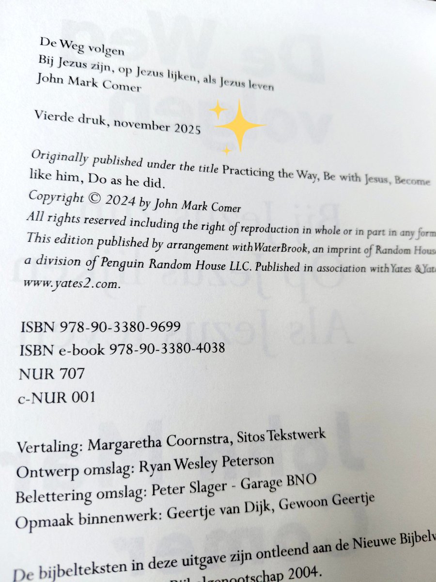 Coornstra's tweet photo. Wow, mijn #vertaling van 'Practicing the Way' (John Mark Comer) beleeft alweer de vierde druk! En dan krijg je dus opnieuw een presentexemplaar toegestuurd...
#SitosTekstwerk https://t.co/HVZ5fZeYIm