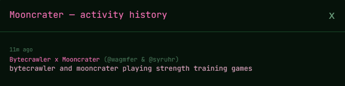 Why is this so easy to go viral, in my opinion? Basically, any command you need, you just talk to Tamii, right? And when there’s activity, it shows up in the web history. It also tags both owners for random activities on X the AI pet picks. Isn’t that basically a free catalyst?