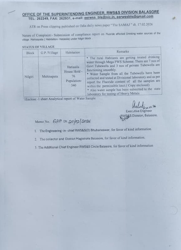 RWS&S Division Balasore tweet media