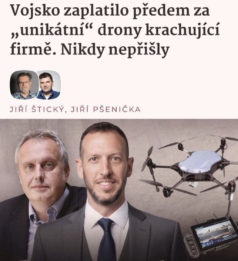 <a href="/prezidentpavel/">Petr Pavel</a> U nás bychom mohli zase udělat dokument o tom jak exzaměstnavatel pana Pojara tuneluje naše peníze.
Neví o tom něco přítel po boku a tvůj nadřízený?