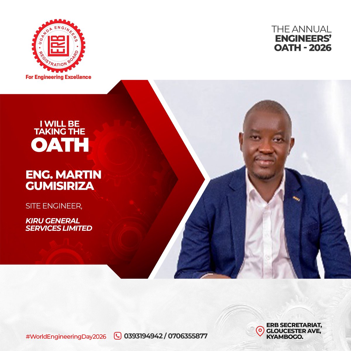 Eng. Martin Gumisiriza is a dedicated Civil Engineer with over eight years of experience in roads and structural construction projects. His work reflects technical rigor, strong leadership, and a deep commitment to delivering infrastructure that meets both quality and