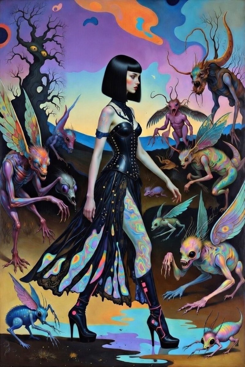 Walk through the night, gracefully, even if it's sometimes scary