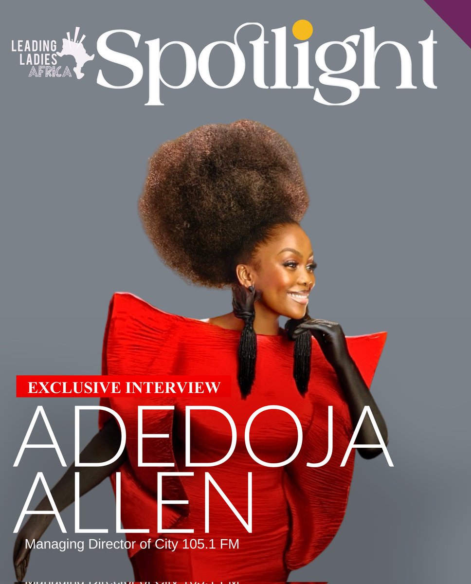 LeadingLadiesAF's tweet photo. #LLASpotlight What does it look like when a woman walks into a broken system and builds it into something extraordinary?
Adedoja Allen has answered that question not once, but repeatedly, in boardrooms, on air, and in every room she has opened for women who came after her.🧵 https://t.co/fSjDuGEnzc