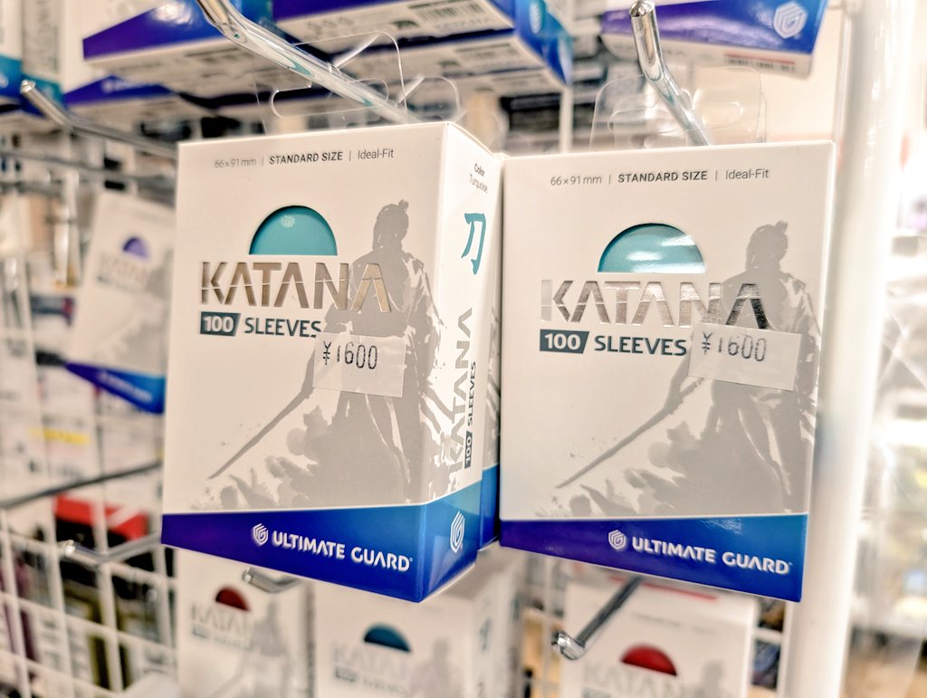 ■入荷情報■

KATANA（ターコイズ）、逆鱗シールドの欠品カラーなど多数入荷しました✨

お気に入りのサプライがあれば、ぜひこの機会にお買い求めください🍀