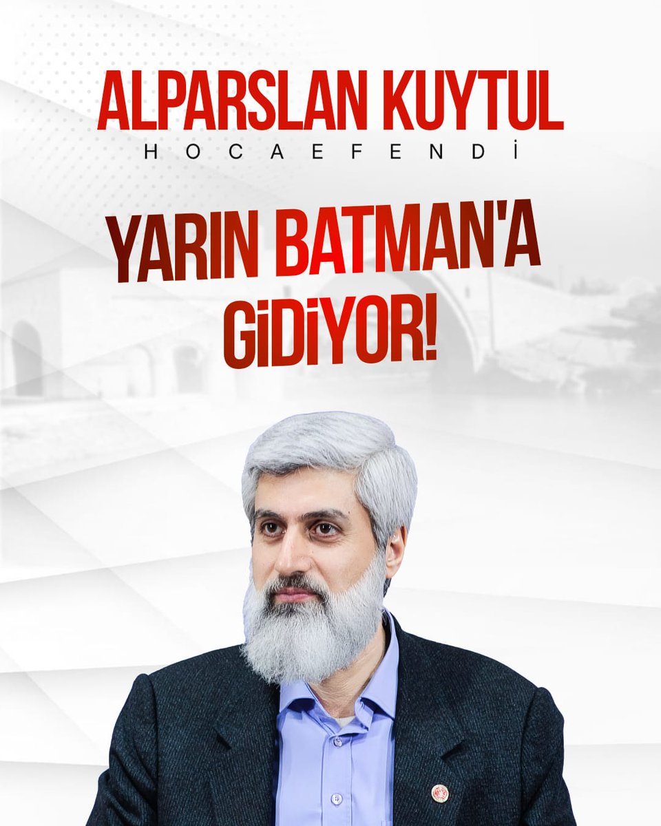 Hocamızın yanındayız. 

AlparslanHoca BatmanaGeliyor