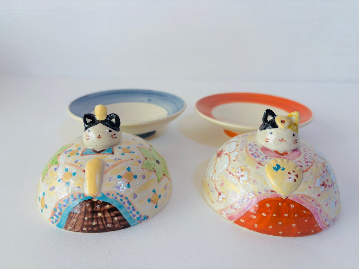 猫の日限定！「ネコのお雛様 ふたもの」2セットのみですが特別価格販売