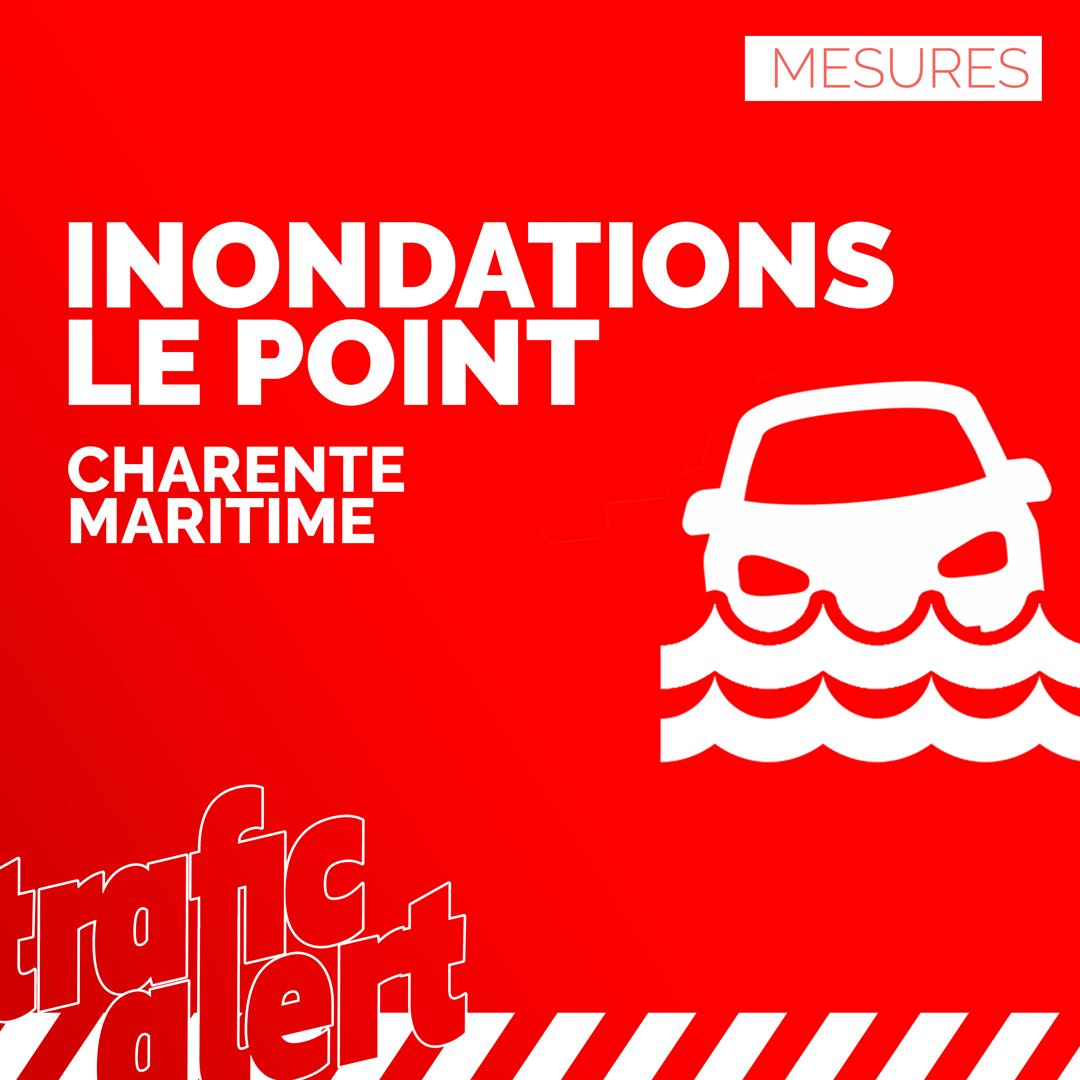 ⚠️ 🔴 INONDATIONS | En Charente-Maritime, 48 départementales fermées et divers axes sous surveillance.  +sur  ift.tt/6FvhSlf