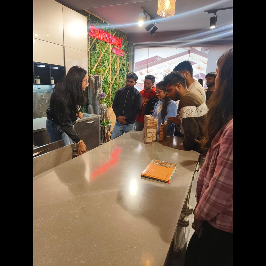 IVS Noida students explored innovation at Samsung IREX Smart Kitchen, Kirti Nagar—gaining hands-on insights into modular layouts, ergonomics, materials &amp; smart appliance integration. A valuable step toward mastering contemporary kitchen design
#ivsnoida #samsungirex  #designvisit
