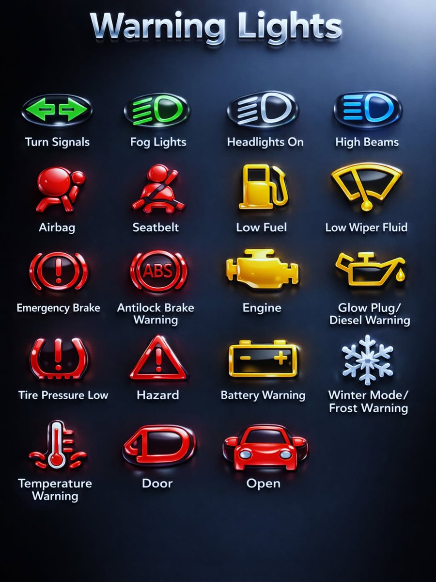 Car Dashboard Warning Lights Explained
