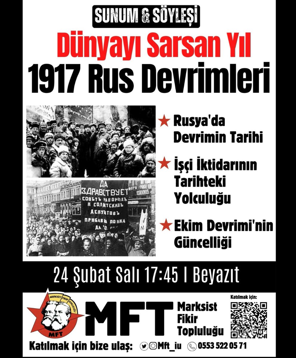 İstanbul Üniversitesi Marksist Fikir Topluluğu tweet media