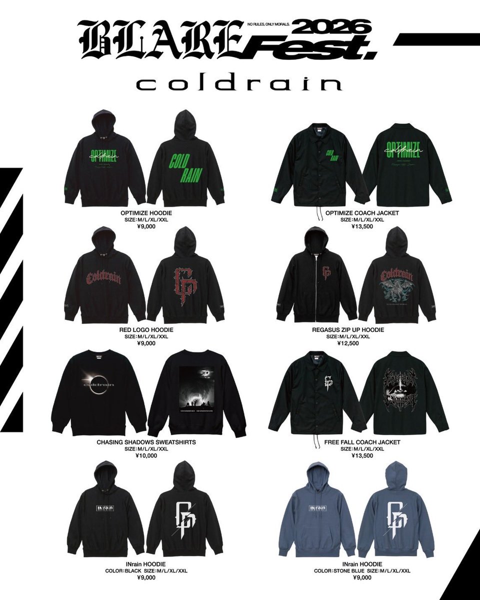 MERCH】 BLARE FEST. 2026 会場で完売となったグッズの事後通販の受付