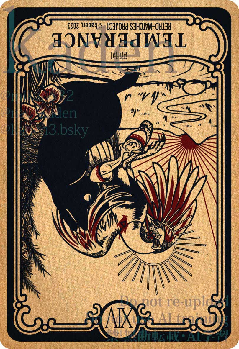 Tarot Card for the Tomorrow/Today Feb. 21 : TEMPERANCE(reversed