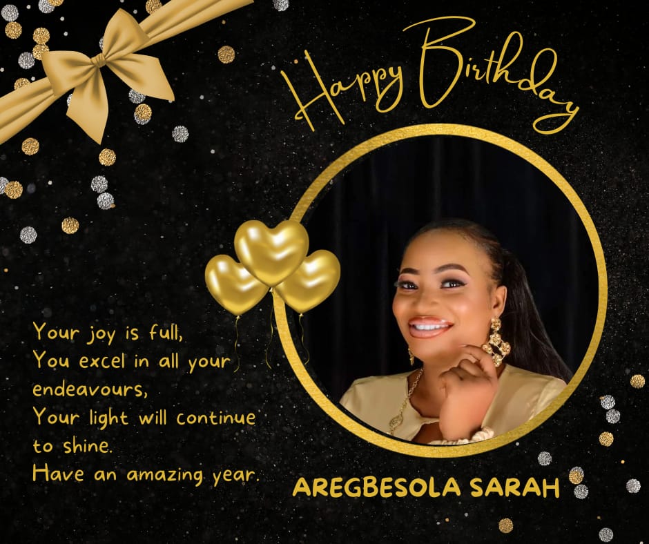 AMedformatics's tweet photo. Happy birthday to our amazing Welfare Coordinator, Sarah Aregbesola! 🎊🥳

We wish you the very best in life and continued success in all you do. 

We’re truly glad to have you in our midst.#HappyBirthday
#AceMedformatic https://t.co/skRvcw1spp