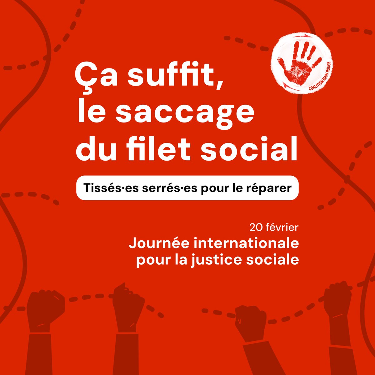 20 février: Journée mondiale de la justice sociale: les groupes sociaux en action aujourd’hui contre l’austérité, pour plus de justice fiscale : Québec doit enfin s’attaquer aux #inégalités qui se creusent dans son prochain budget 
#justicefiscales