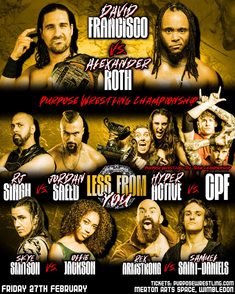 Purpose Wrestling tweet media