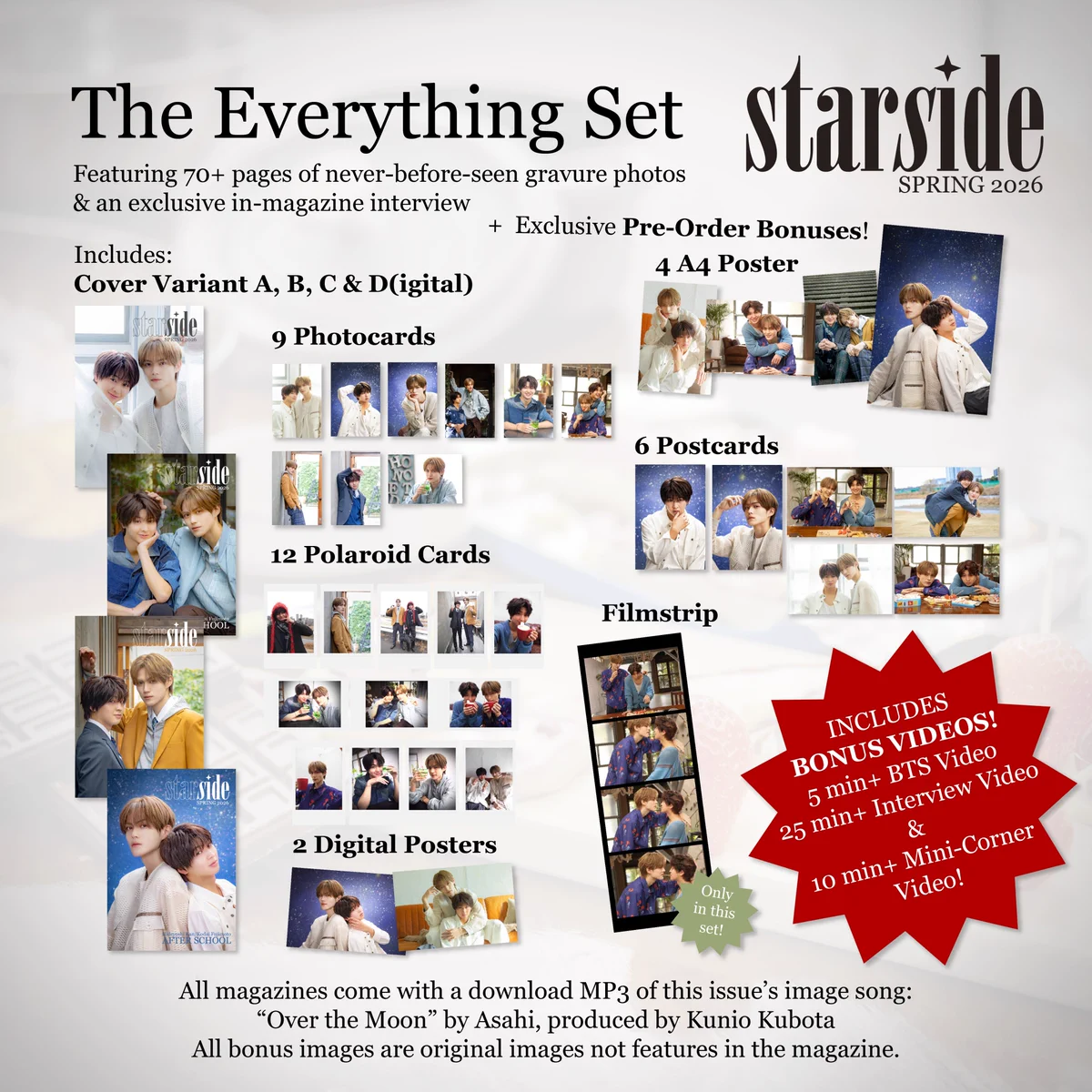 藤本洸大＆簡秀吉がSTARSIDE春号表紙にW主演で登場