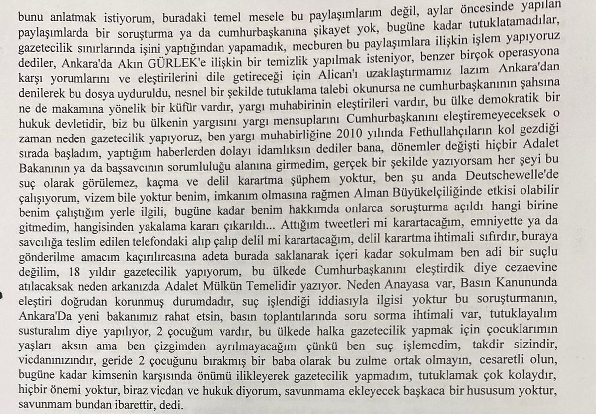 "Alican Uludağ susmadı. Susmayacak!"