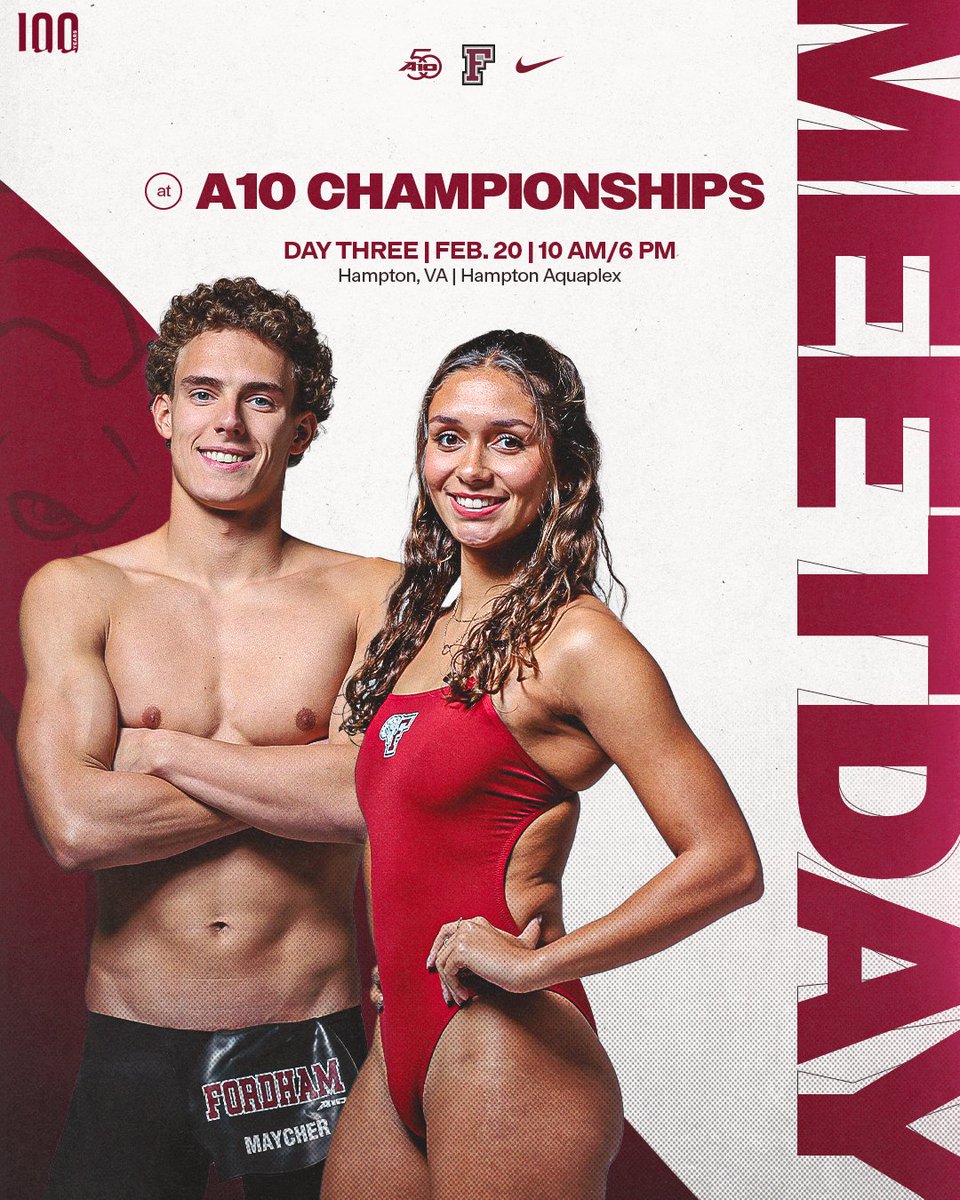 FordhamSwimming's tweet photo. On to Day 3 of the #A10SD Championship!

💻(Prelims): https://t.co/RG9N5xIApw
💻(Finals): https://t.co/gJvgvd91n1
📊: https://t.co/0tFhD6dWCU https://t.co/VEapTyKhcC