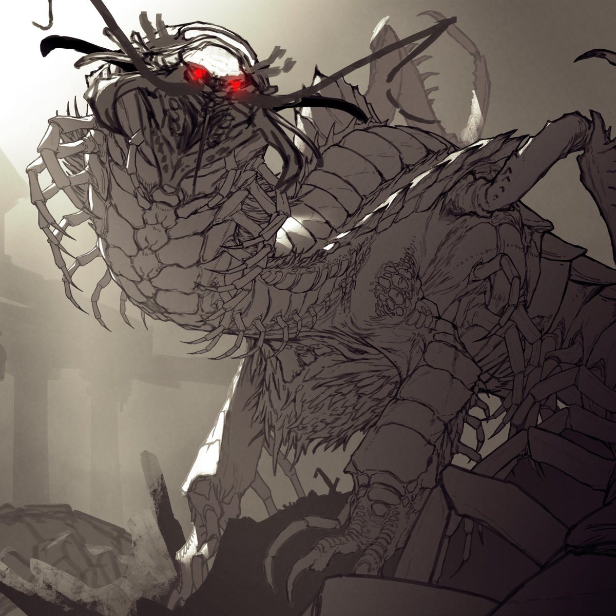 #やじるのえ
#経過
仕事終わってから今の今までずっと肢を描いてました