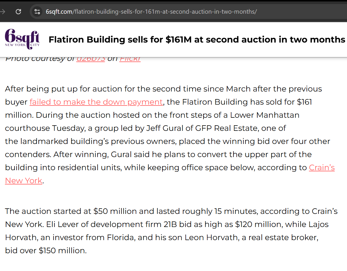 Jamzen's tweet photo. @CandaceFiles just try and imagine Leon Horvath, 
3 years ago, as a 20 year old,
bidding $150M on Iconic FlatIron Building;
listen to him recently, 'fundraising' for NAG:
https://t.co/yNl2tur7vH
cc: @RealCandaceO https://t.co/ExaKFjkKAA